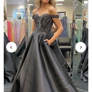 Sherri hill black ball gown